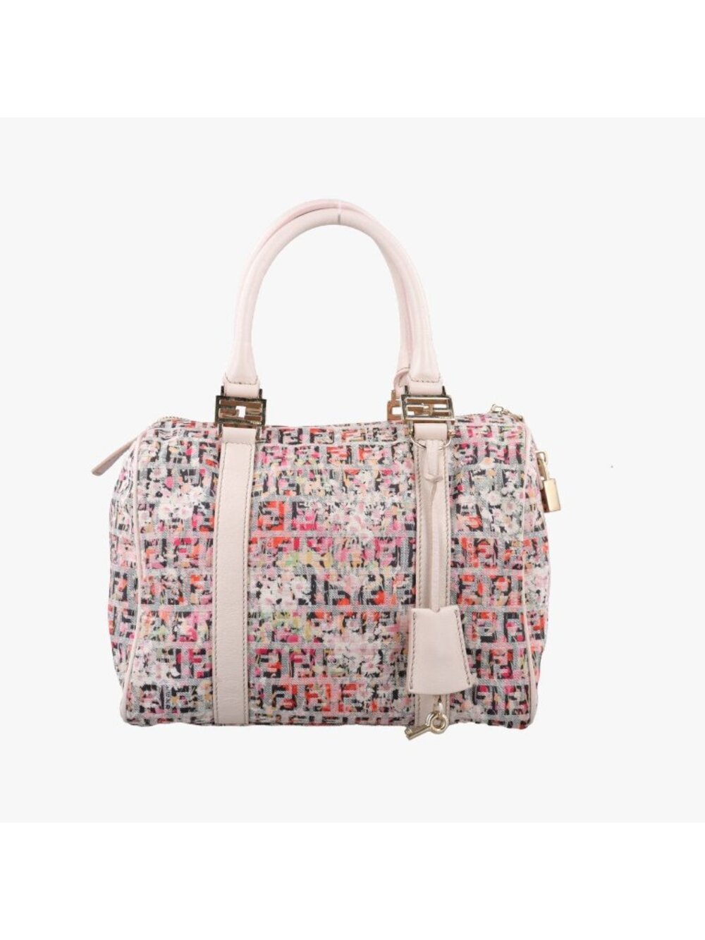 Fendi Sequin Yellow Gradient Multicolor Canvas